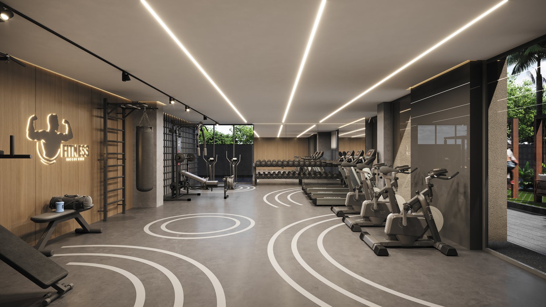 Fully-Equipped Gym